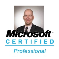 Tero Kruth ja hänen Microsoft Certified Professional -todistuksensa